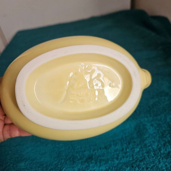 Fiestaware open gravy boat, Sunflower Vintage - Picture 4 of 7